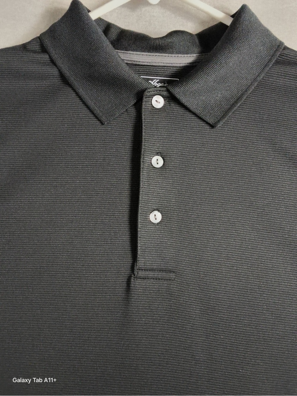Ben Hogan Performance Men's Black Textured Polo Shirt X